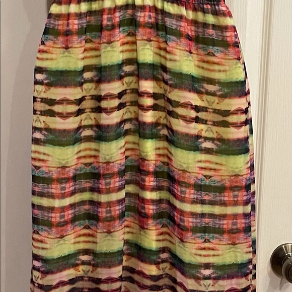 No Boundaries Tye Dye Floor Length Elastic Waist Sundress Small - Picture 14 of 15